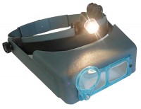 OPTIVISOR CON LENTE AGGIUNTIVA E LUCE